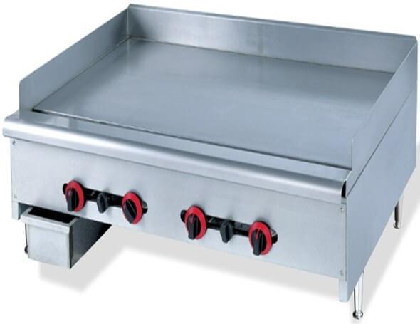 GRILLER FLAT TOP GAS 1200MM - HEAVY DUTY FLOOR STANDING