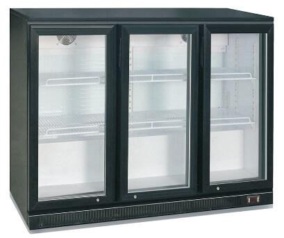 3 DOOR 1350MM BEER FRIDGE1350X 505X 890H SLIDING DOORS