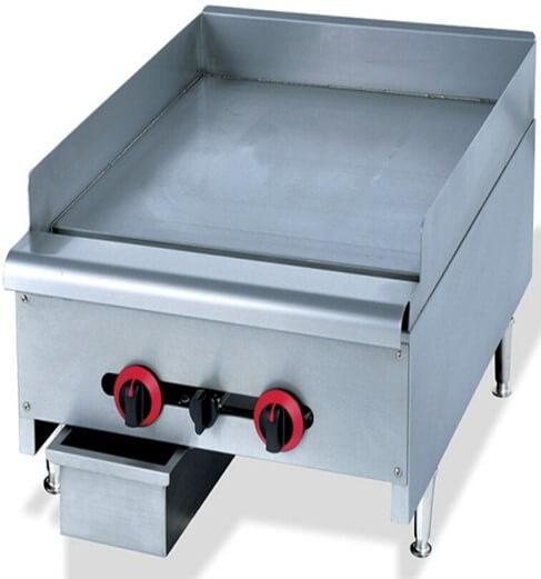 GRILLER FLAT TOP GAS 600MM - HEAVY DUTY FLOOR STANDING