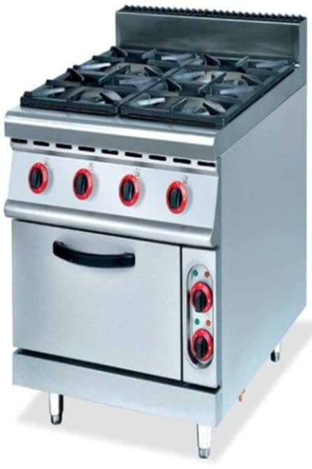 700 RANGE - 4 BURNER RANGE WITH ELECTRIC OVEN