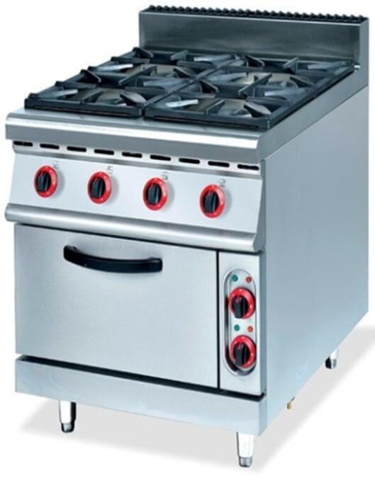 700 RANGE - 4 BURNER RANGE WITH GAS OVEN