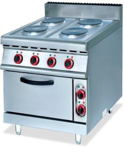 700 RANGE - ELECTRIC 4 PLATE WITH ELECTRIC OVEN