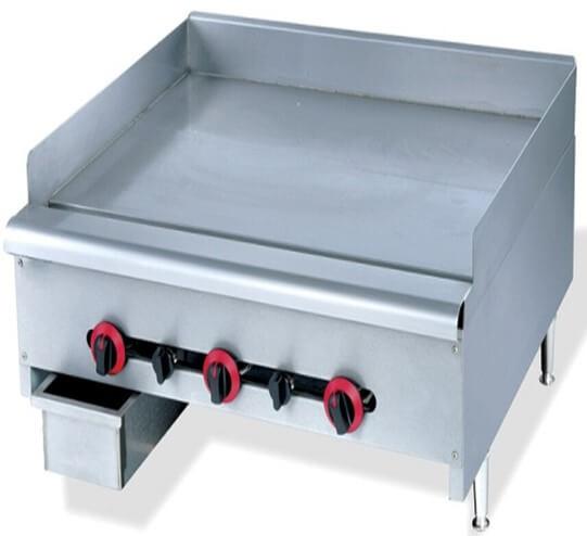 GRILLER FLAT TOP GAS 900MM - HEAVY DUTY FLOOR STANDING