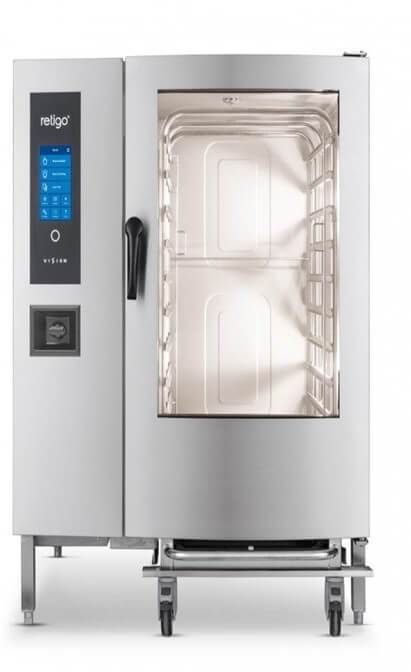 COMBI STEAMER - 12 PAN - BLUE - BOILER - ELECTRIC