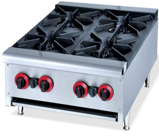 BOILING TABLE 4 BURNER FLOOR MODEL