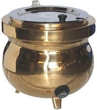 SOUP KETTLE - BRASS- 10LT