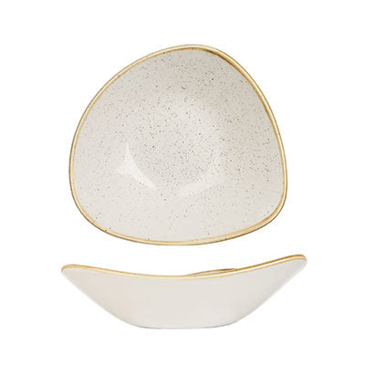 BARLEY WHITE - TRIANGLE BOWL - 23.5CM (12)
