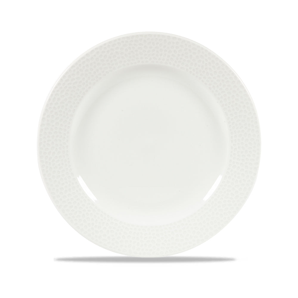 ISLA - WHITE - FOOTED PLATE 23.4CM (12)