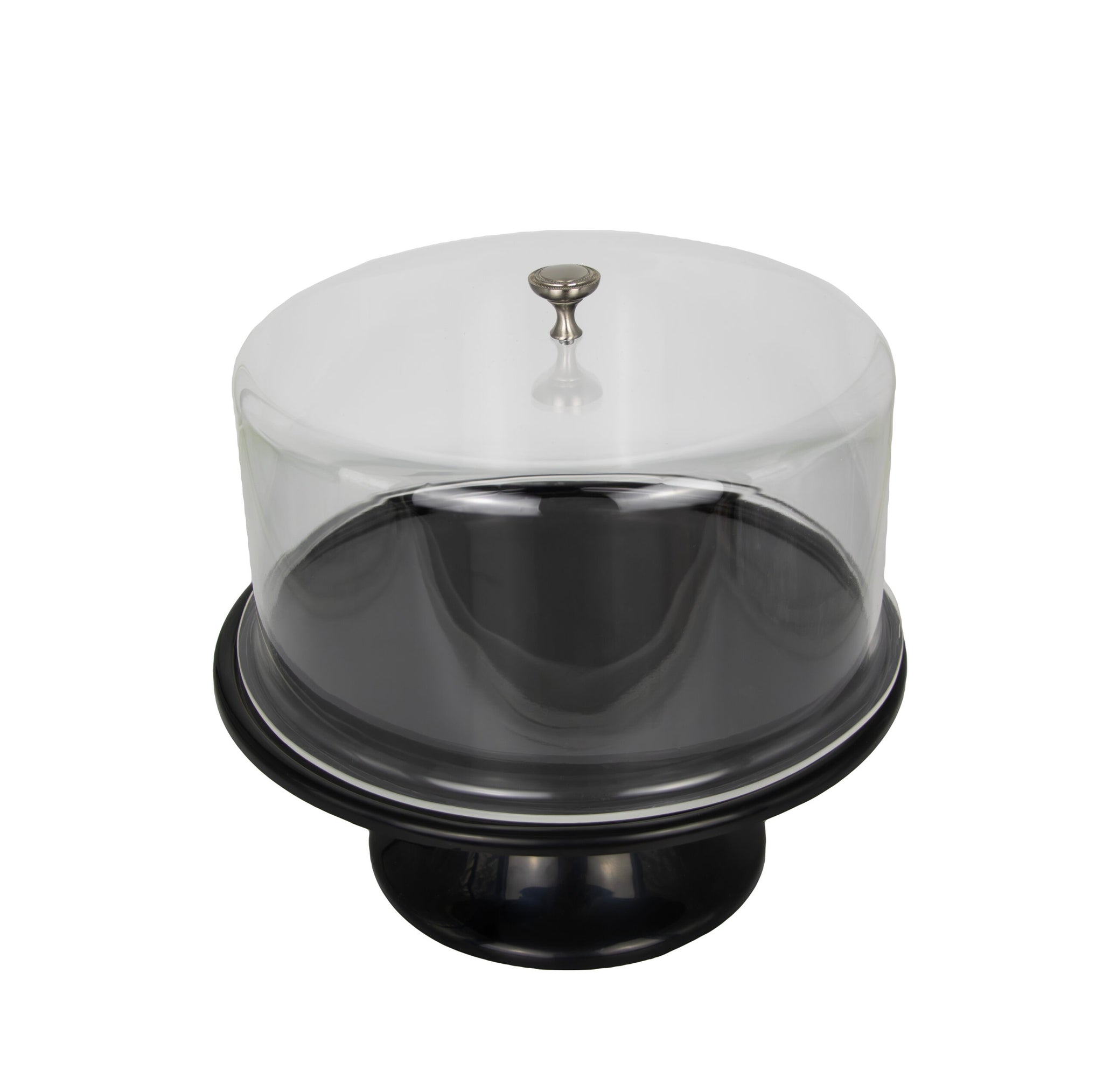 CAKE STAND - BLACK 330MM