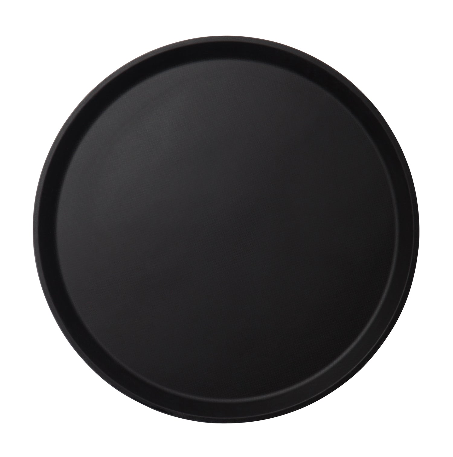 CAMTREAD NON-SLIP FIBERGLASS TRAY ROUND - 40.5CM BLACK