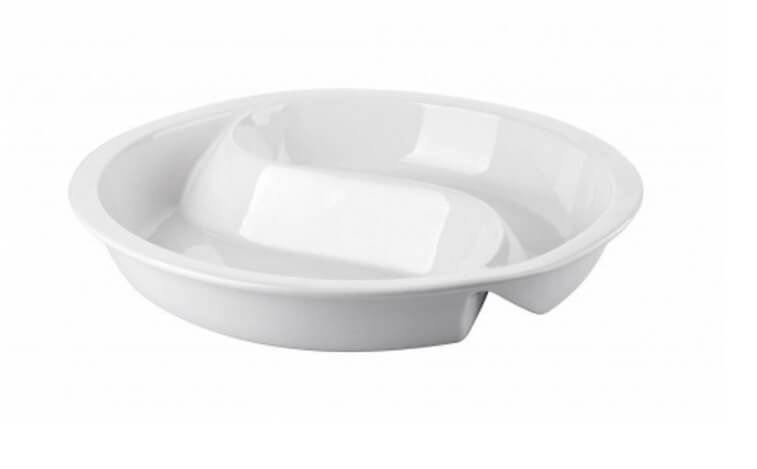 CERAMIC INSERT DIVIDED ROUND GN PAN DIVIDED
