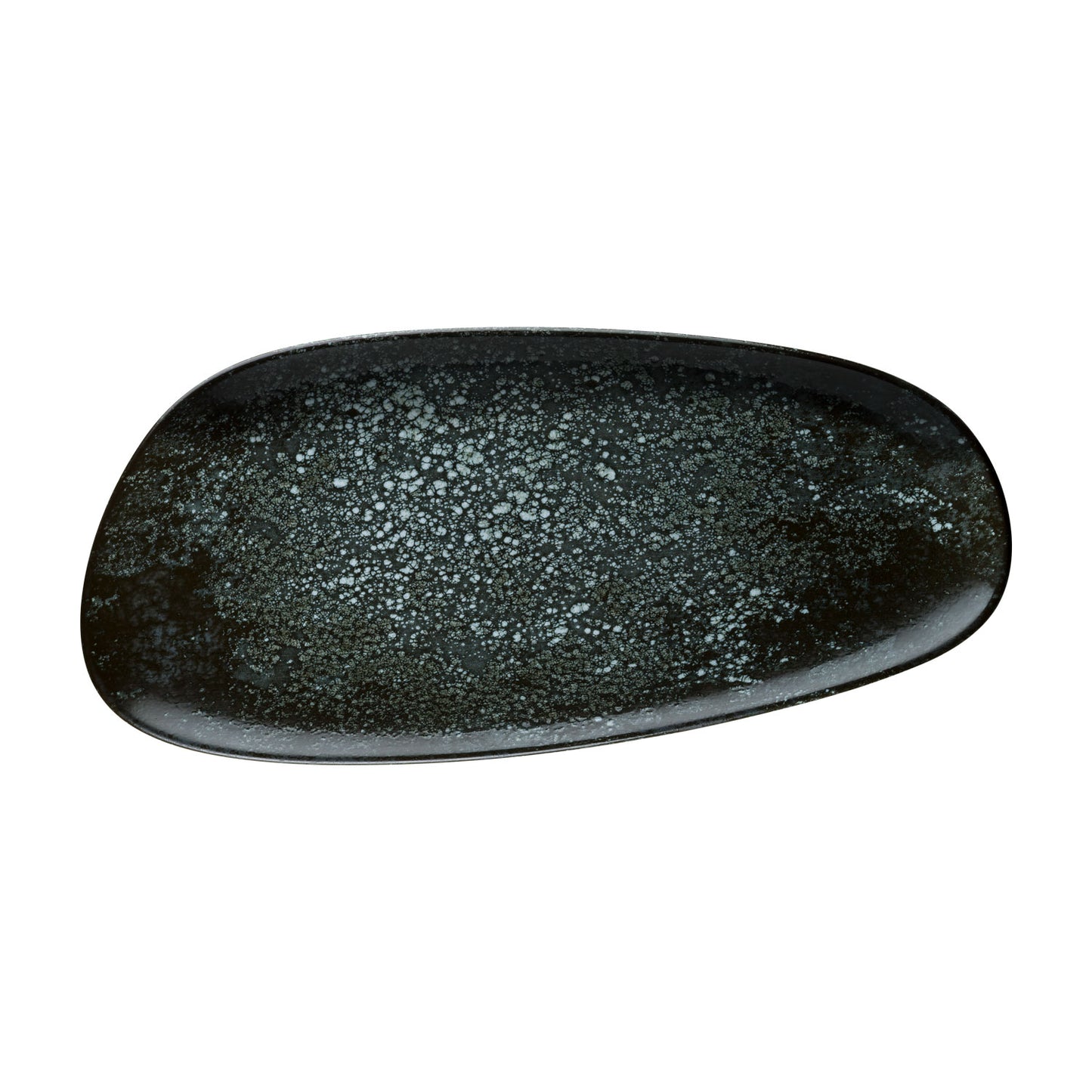 COSMOS BLACK - VAGO RECTANGULAR PLATE - 36CM (12)