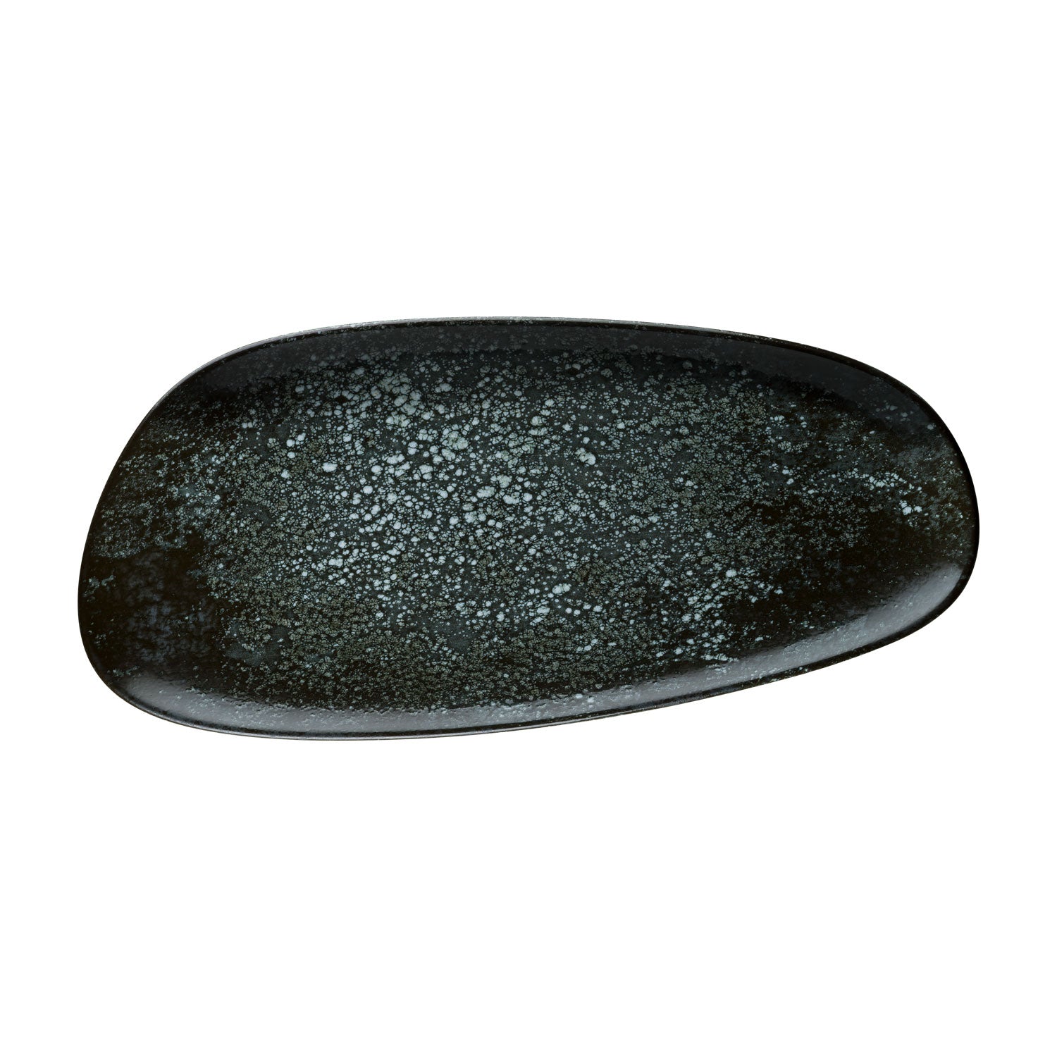 COSMOS BLACK - VAGO RECTANGULAR PLATE - 36CM (12)