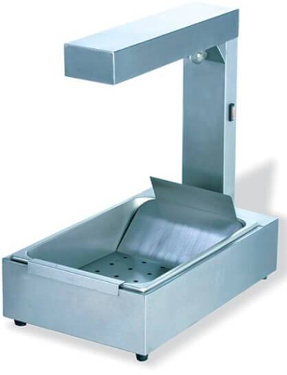 CHIP DUMP, COUNTER TOP LARGE ELECTRIC