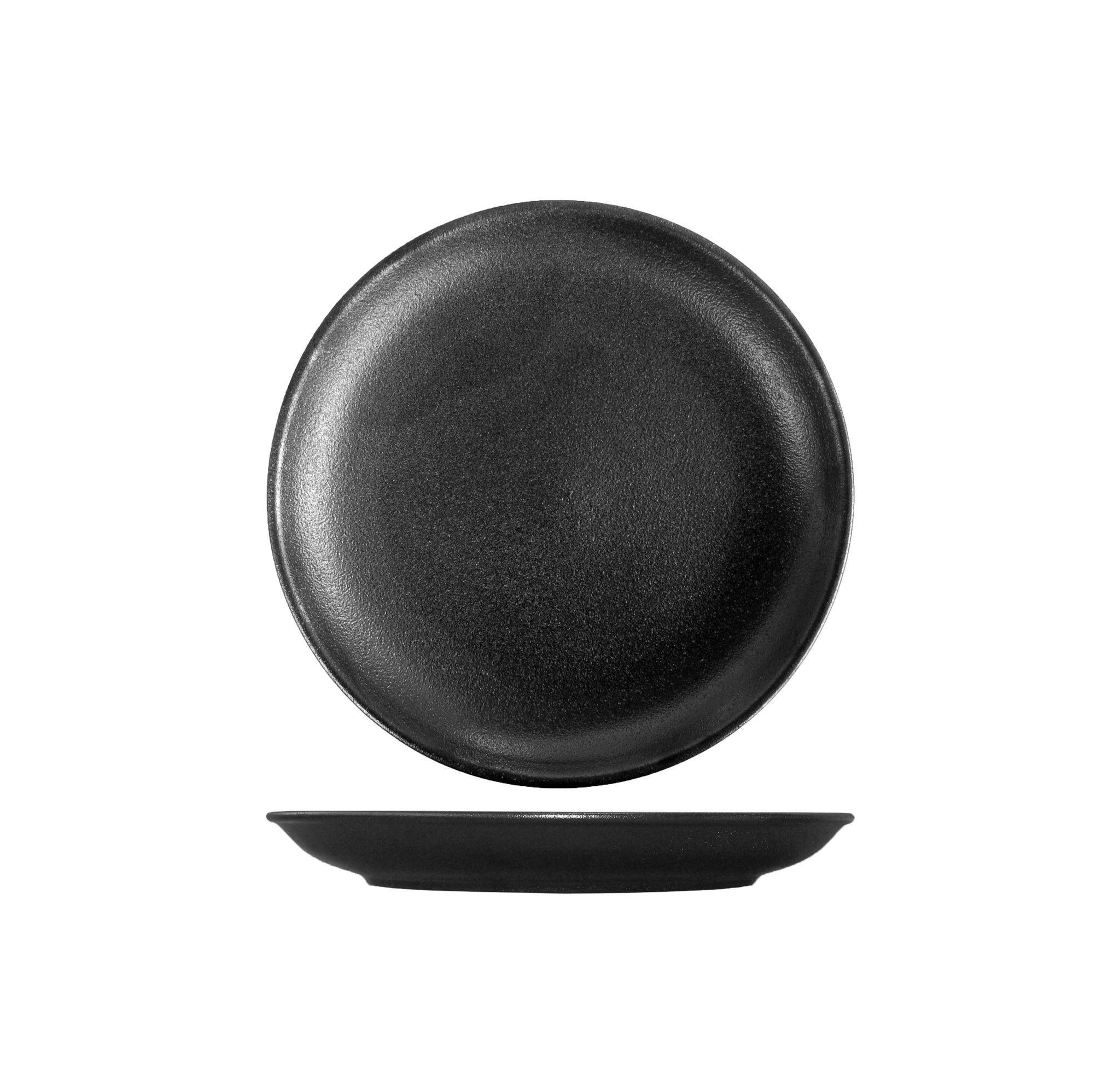 TEMPEST - BLACK - COUPE PLATE - 19.5CM (24)