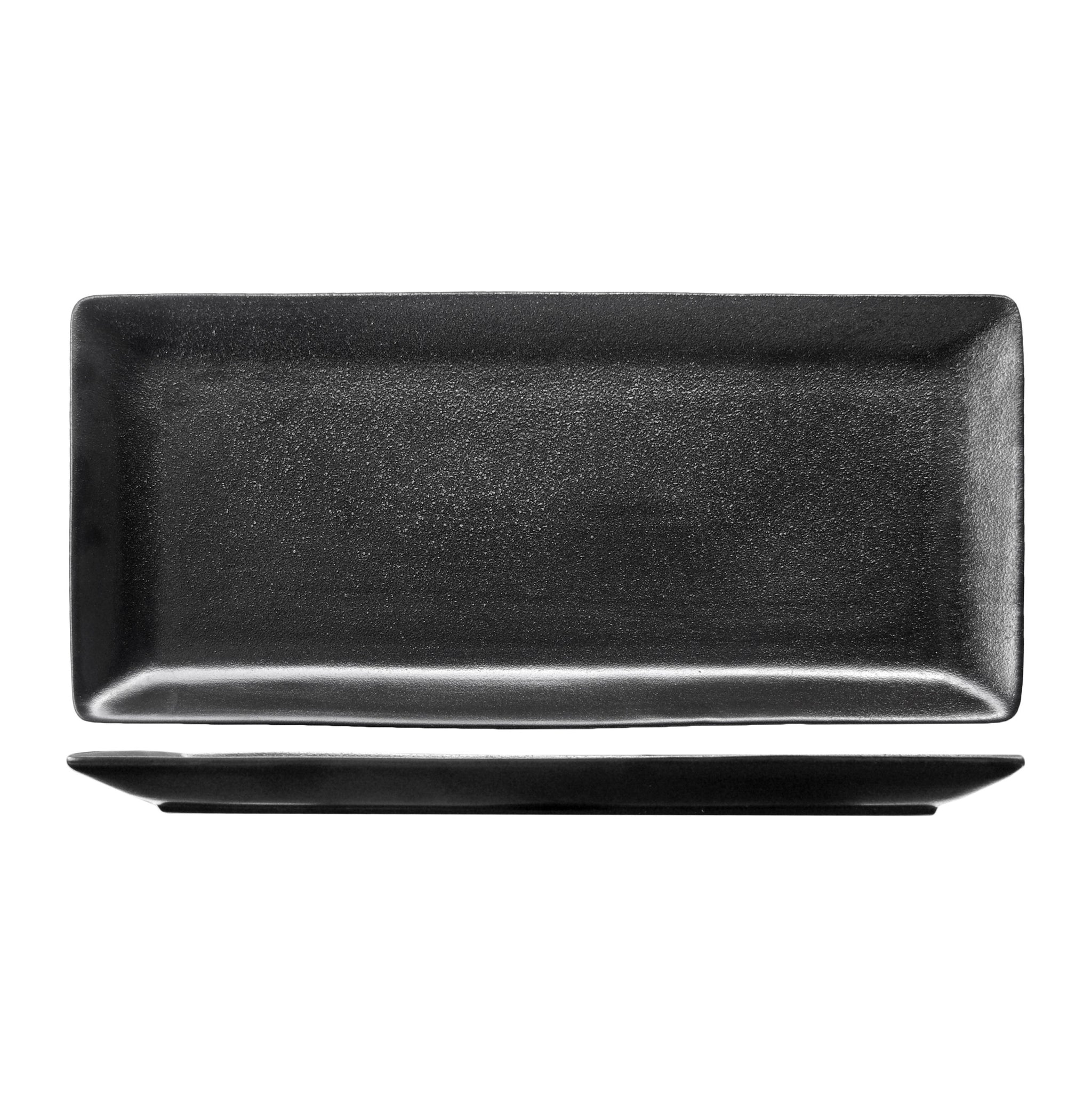TEMPEST - BLACK - RECTANGULAR TRAY - 37x16CM (12)