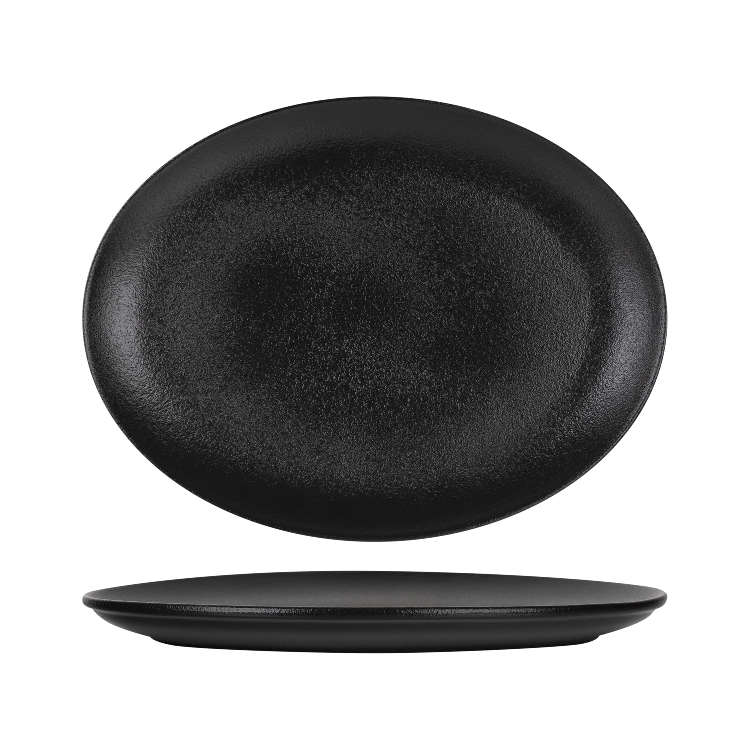 TEMPEST - BLACK - OVAL PLATTER - 31CM (12)