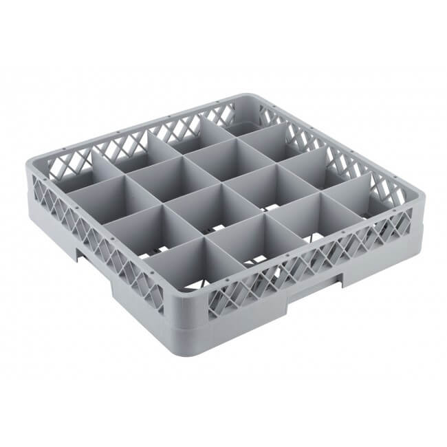 DISH RACK GLASS 16 COMPARTMENT