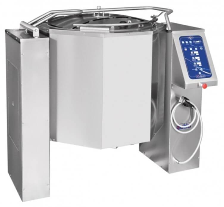 BOILING TILTING PAN 350 LITERS, ELECTRIC INDIRECT FULLY AUTOMATED WITH MIXER