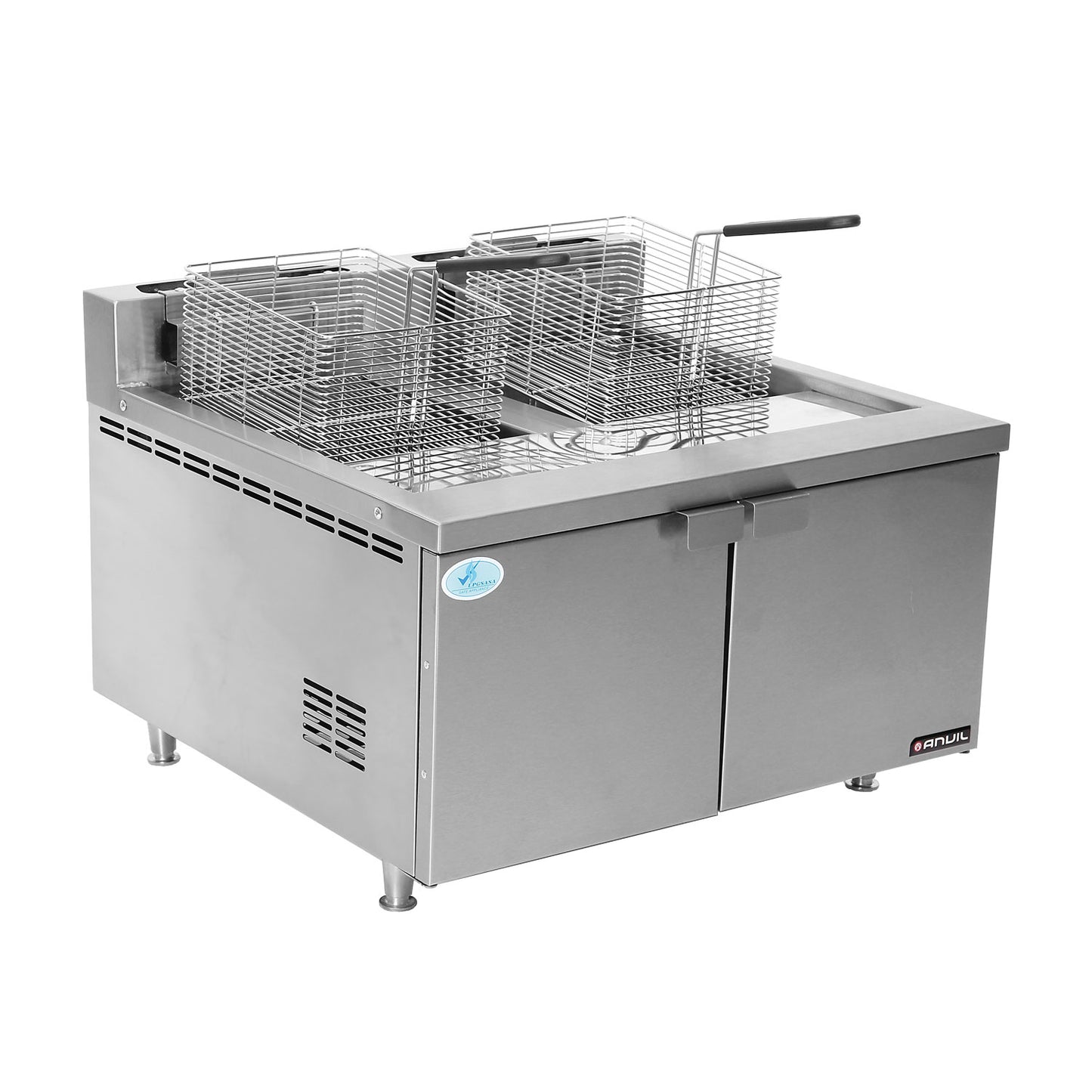 DEEP FRYER ANVIL - DOUBLE PAN - GAS