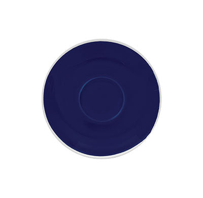 CAPPUCCINO SAUCER BLUE - 14.2CM (12)