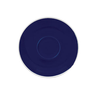 CAPPUCCINO SAUCER BLUE - 16CM (12)