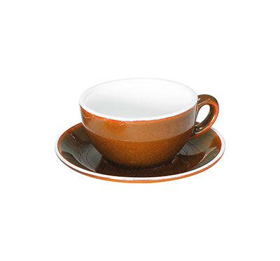 CAPPUCCINO SAUCER BROWN - 14CM (12)