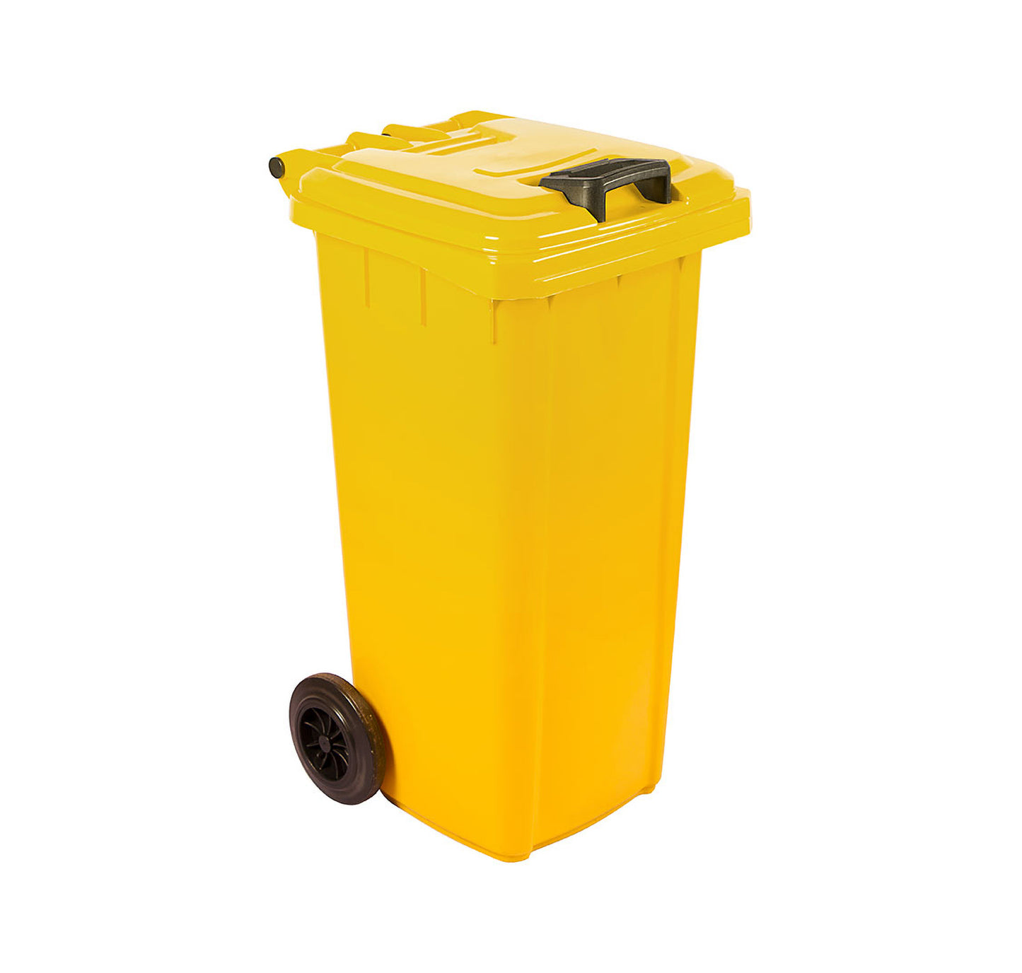 MOBILE REFUSE BIN 240LT (YELLOW) PLASTIC