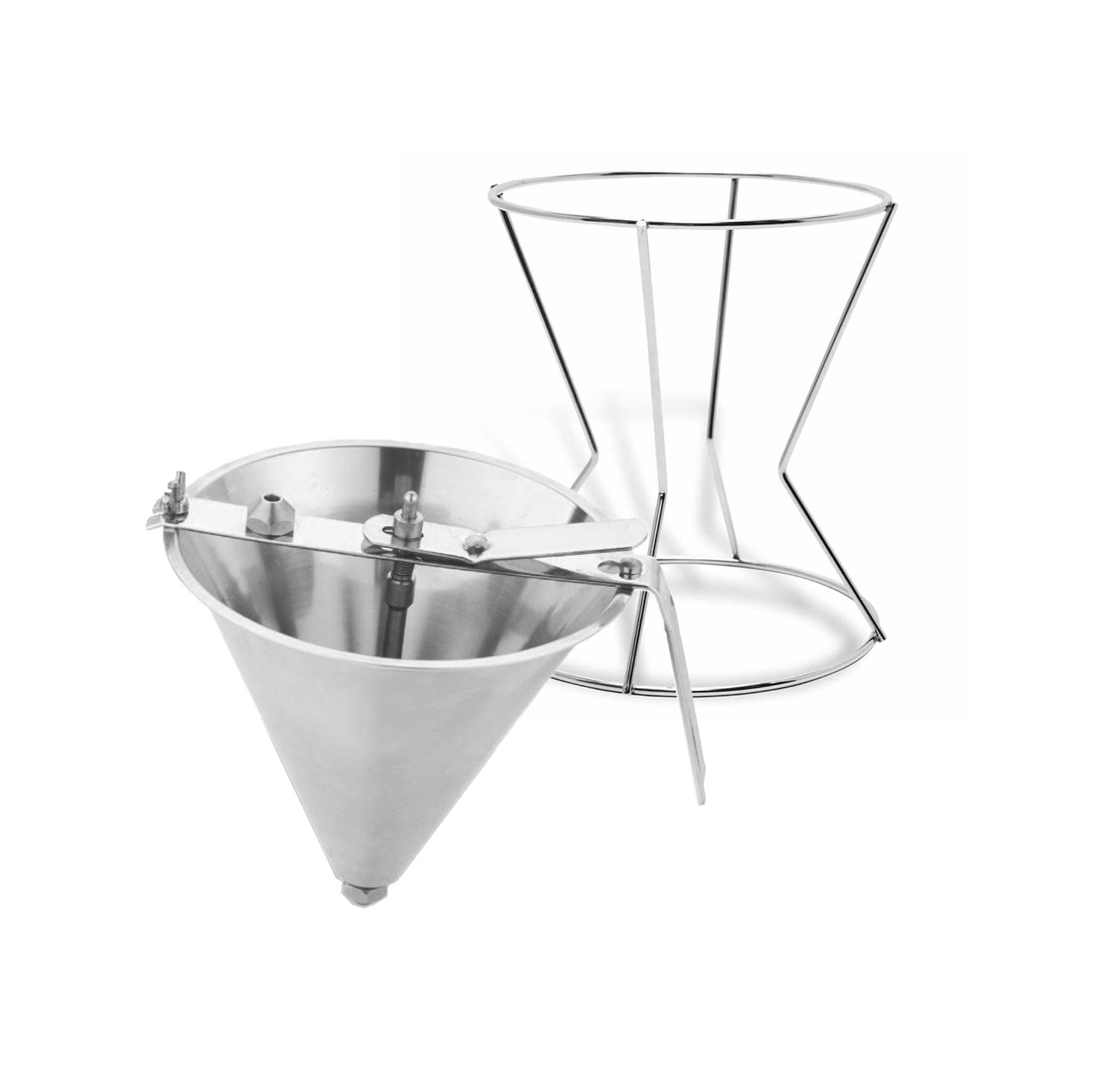 CONFECTIONARY FUNNEL & STAND COMPLETE