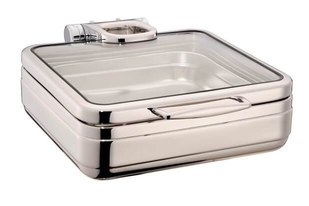 INDUCTION CHAFING DISH SQUARE 6LT