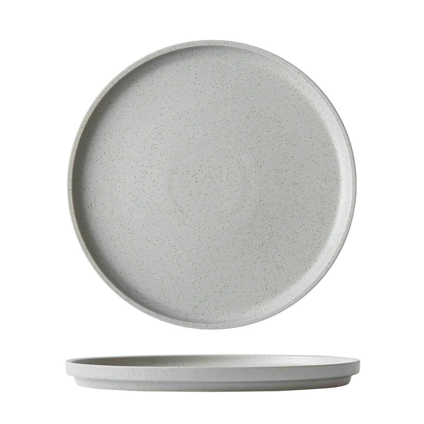 DUNE - ASH - WALLED PLATE - 23.5CM (12)