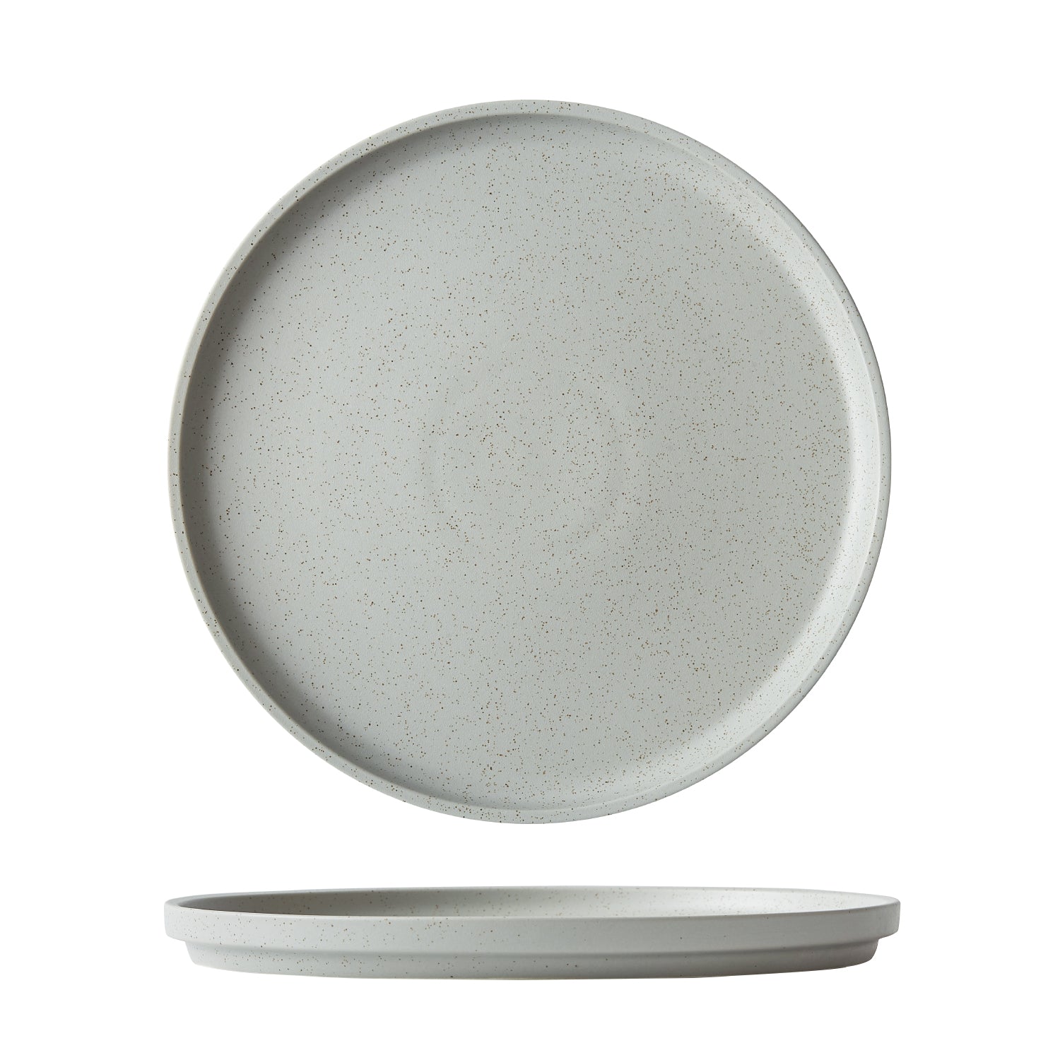 DUNE - ASH - WALLED PLATE - 23.5CM (12)