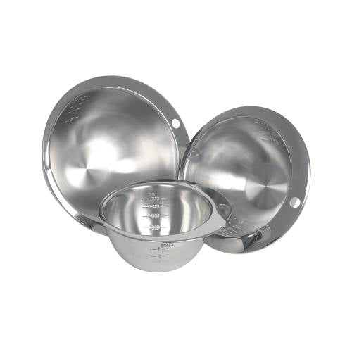 MEASURING BOWL STAINLES STEEL ROUND NOTCHED 800ML