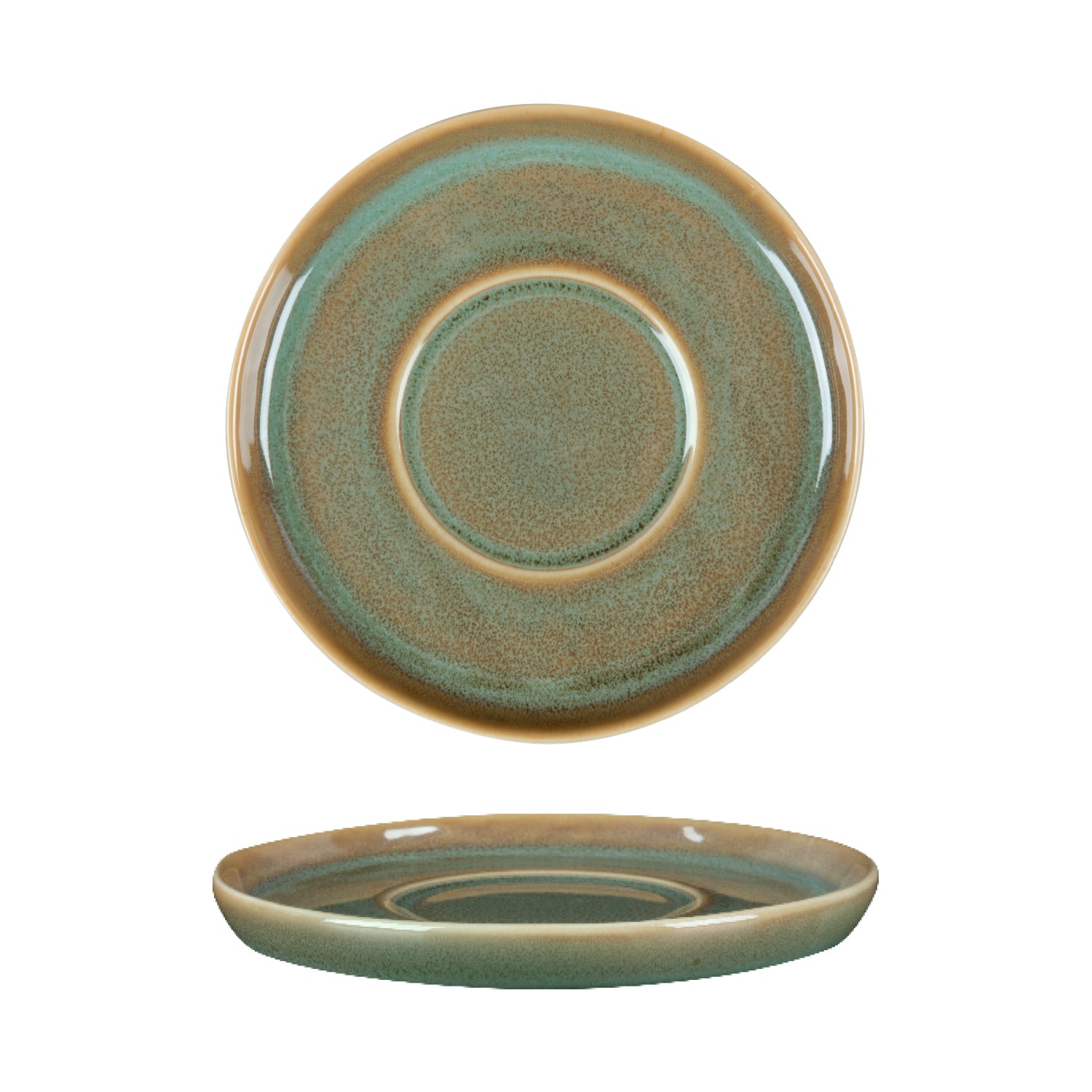 FYNBOS - ALOE GREEN - SAUCER -15CM (6)