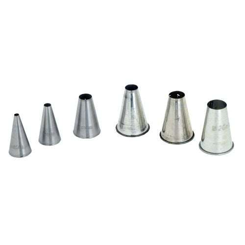 NOZZLE INDIVIDUAL PLAIN-METAL 8MM