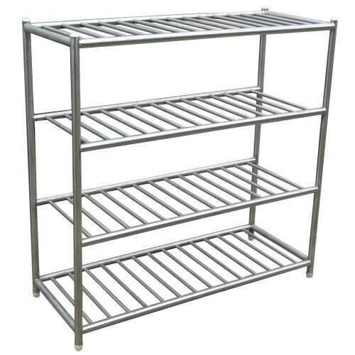 POT RACK S/STEEL 201 ECONO 1200 X 500 X 1800MM