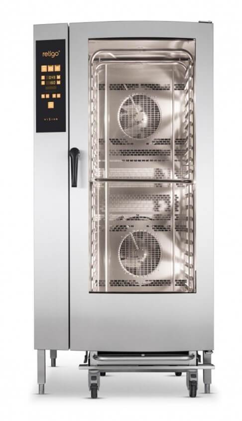 COMBI STEAMER - 20 PAN - ORANGE -BOILER - ELECTRIC