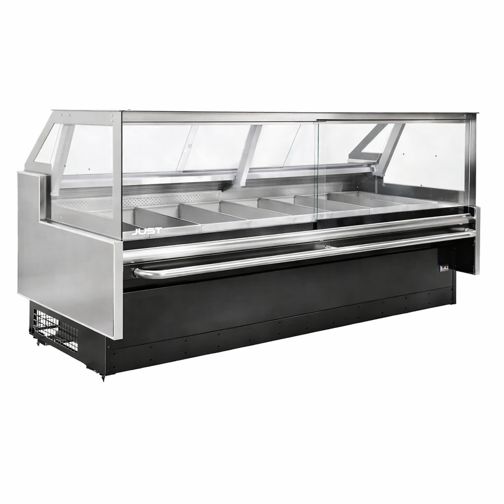 Square Glass 1.8m Freezer