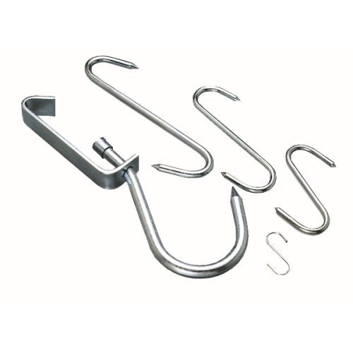 STEEL S HOOKS -8"/200MM (PACK OF 12) GALVANISED