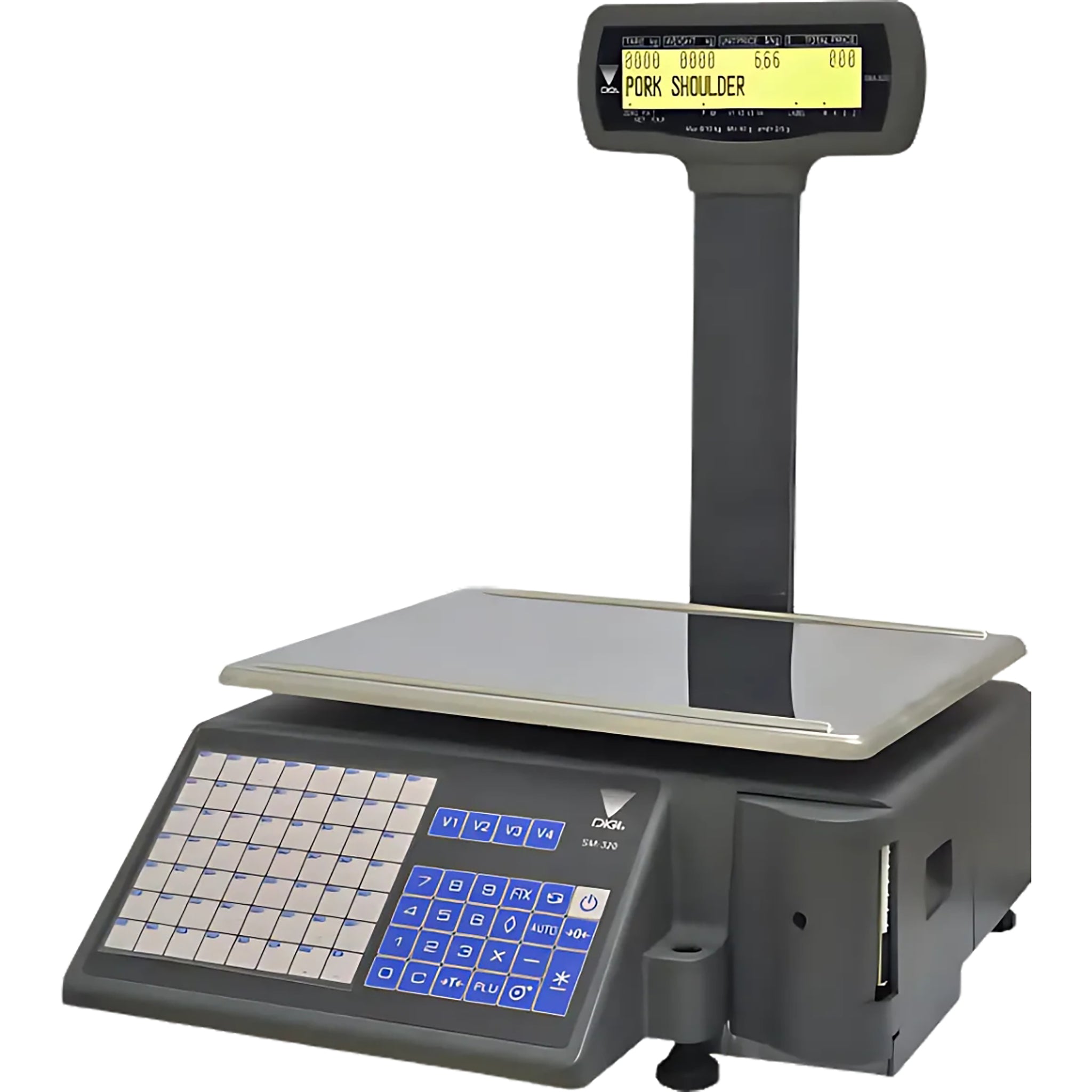 DIGITAL PRINTING SCALE 15KG/5G WITH DUAL POLE DISPLAY -SM320P