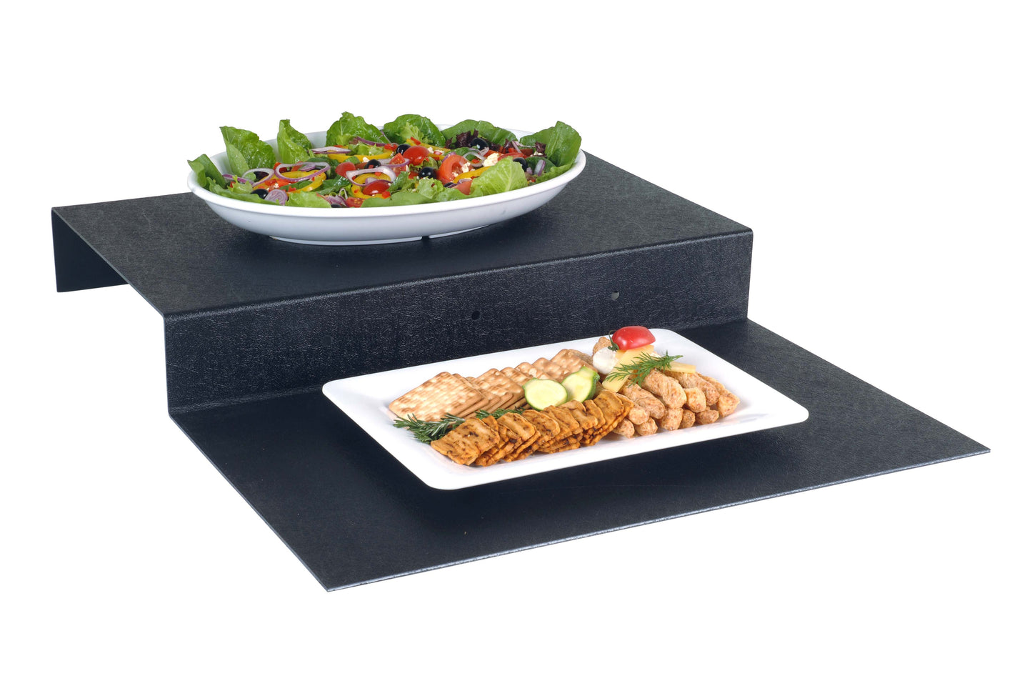 STEP RISER ABS - 2 STEPS (BLACK) 600 x 750 x 95mm