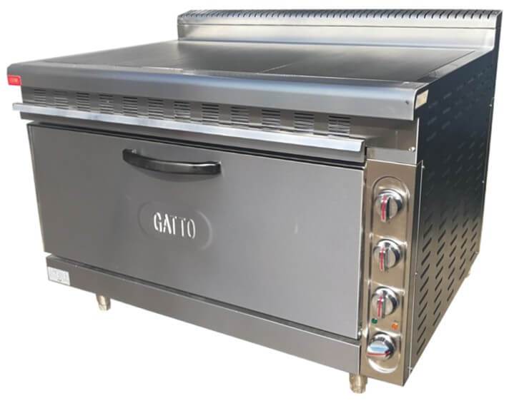 SOLID TOP  3 PLATE STOVE W1200 X D1000 X H840MM