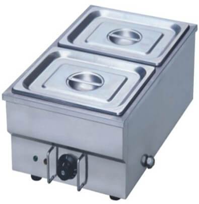 TABLE MODEL BAIN MARIE - INCLUDES INSERTS + LIDS - SINGLE 2 X 1/2