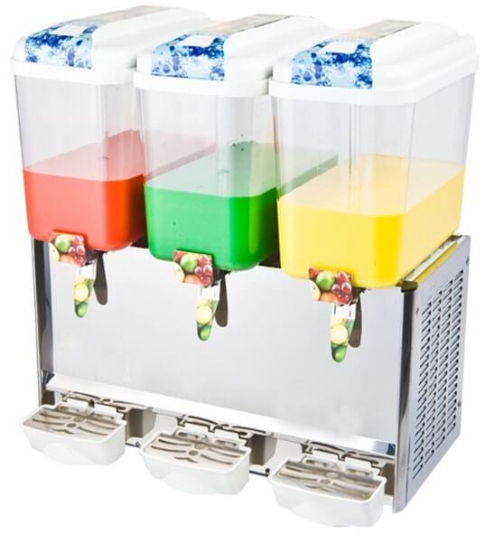 JUICE DISPENSER TRIPLE REFRIGERATED 15LT