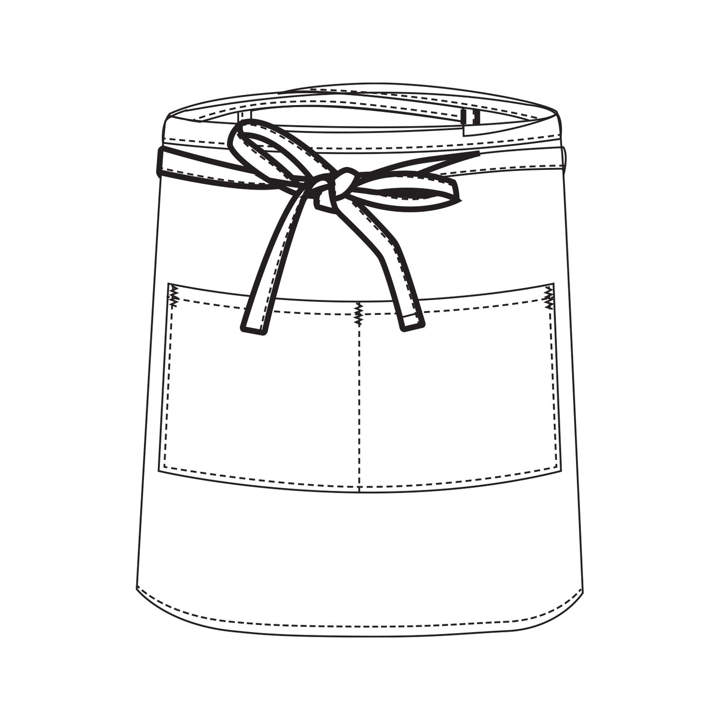 APRONS - BAR - WHITE