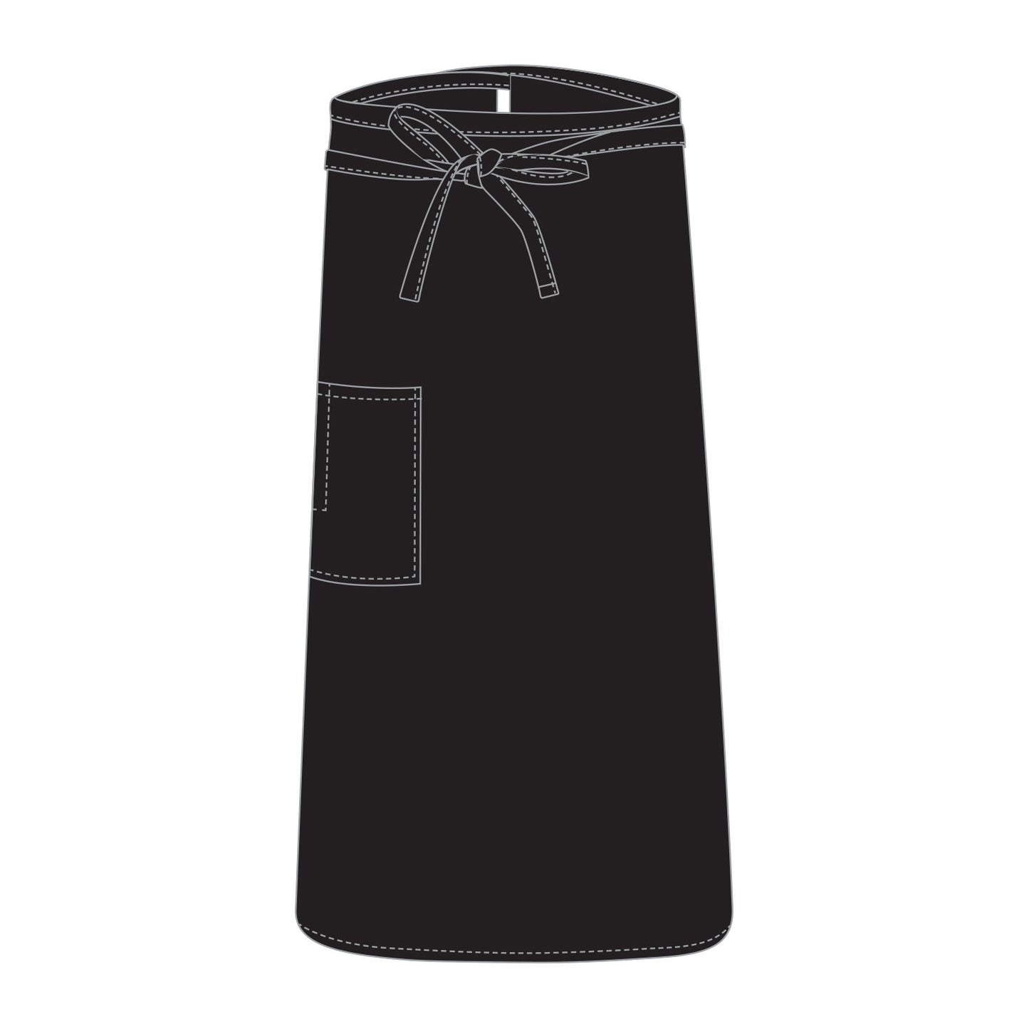 APRONS - BISTRO - BLACK