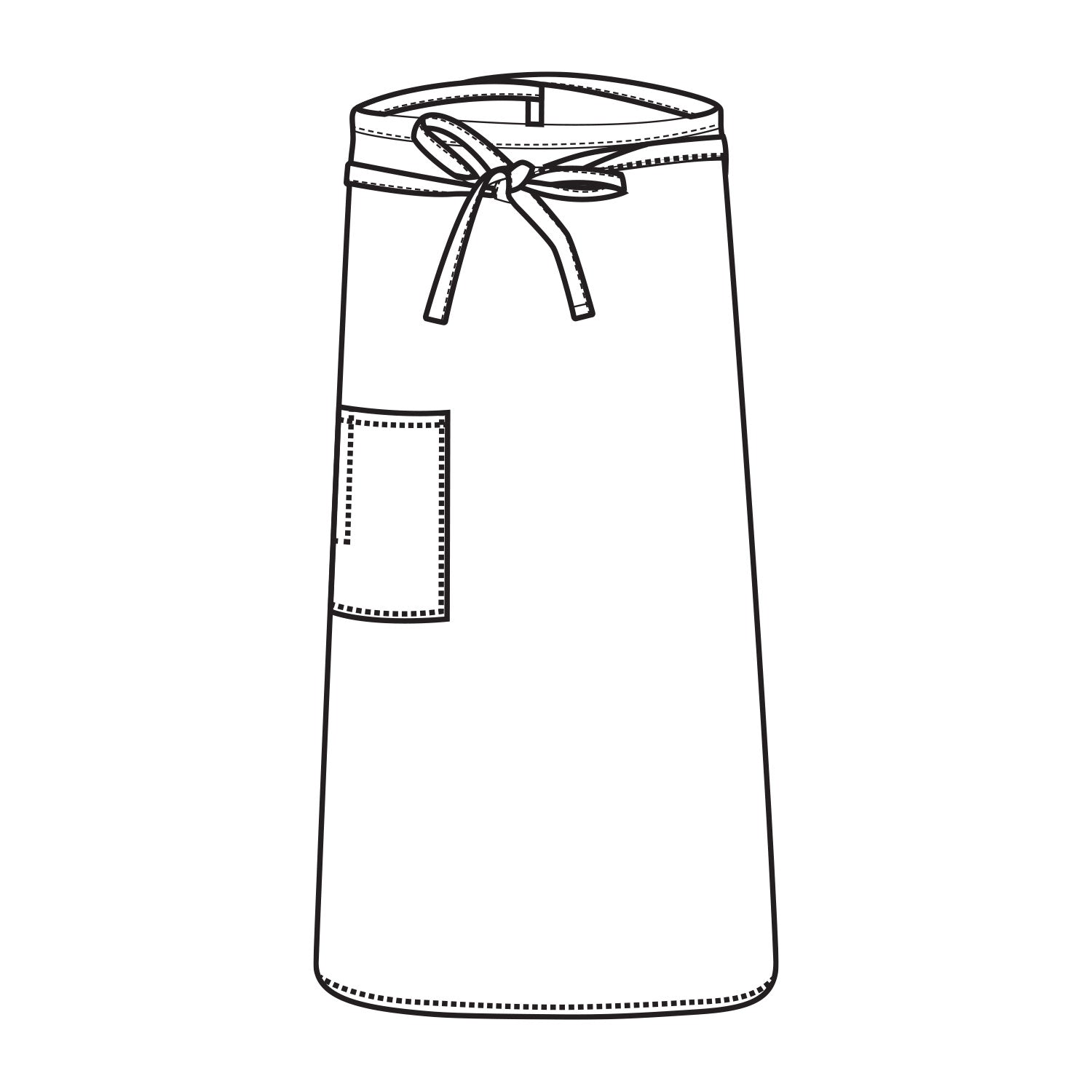 APRONS - BISTRO - WHITE
